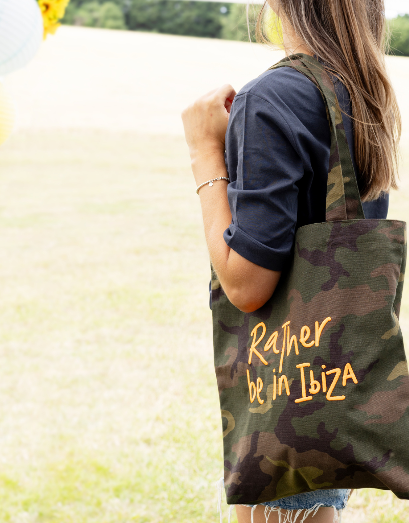 Ibiza Camo Tote