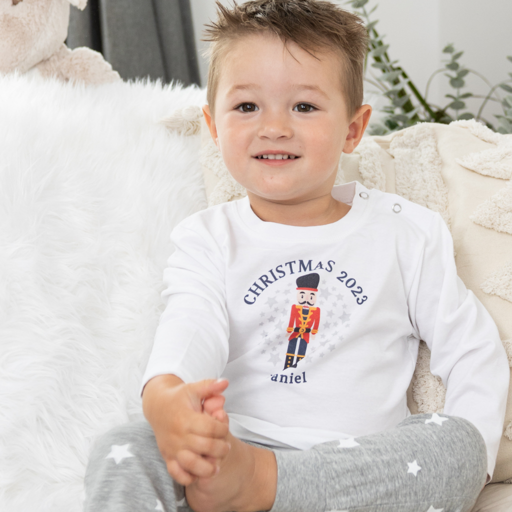 Personalised christmas pjs discount baby