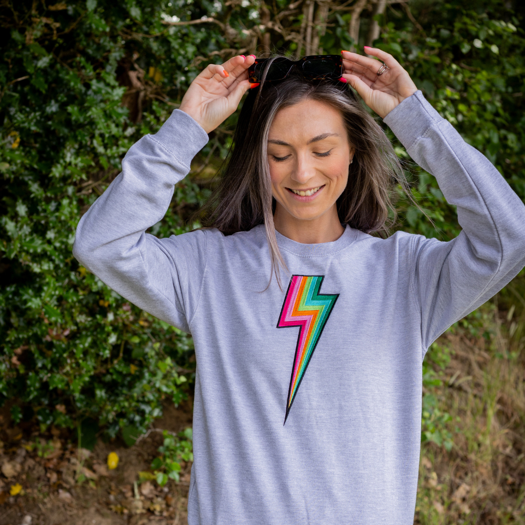 Lightning bolt shop jumper ladies