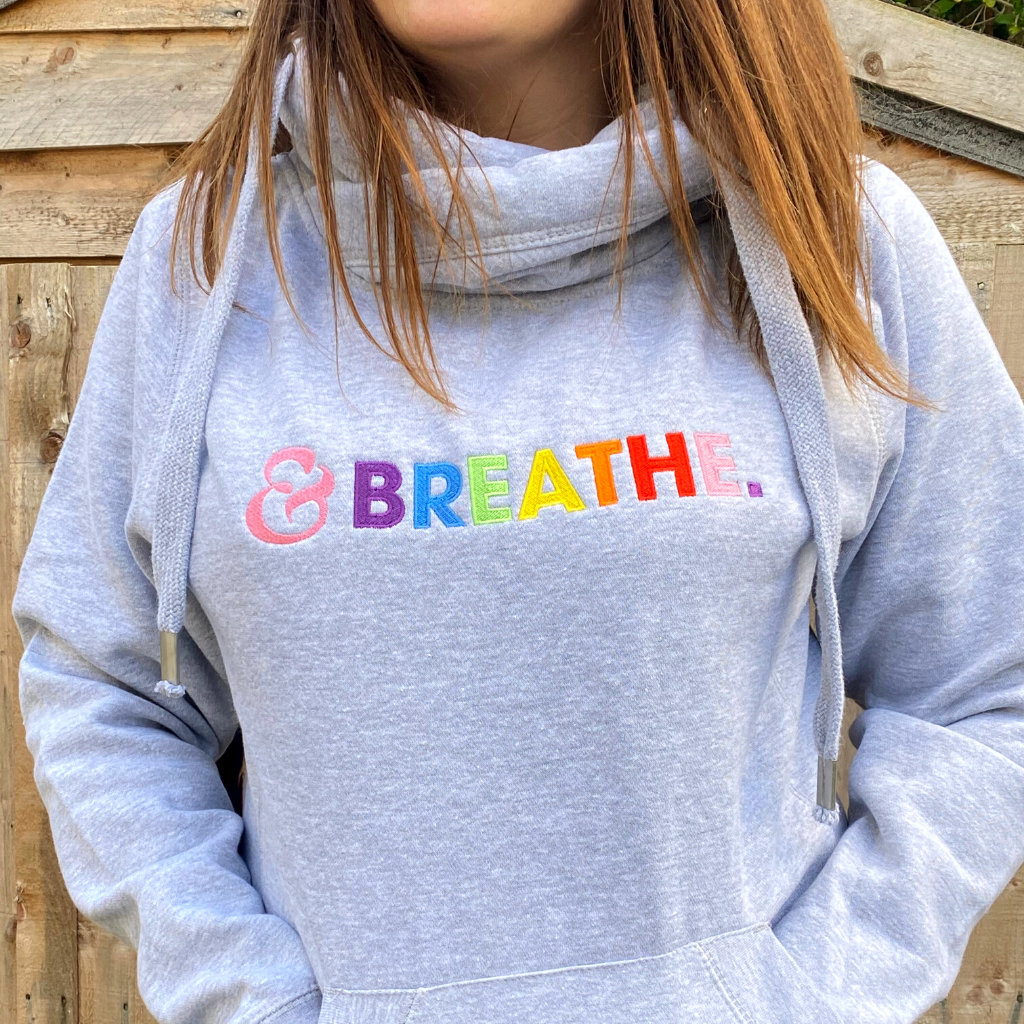 Breathe on pullover hoodie for women sale